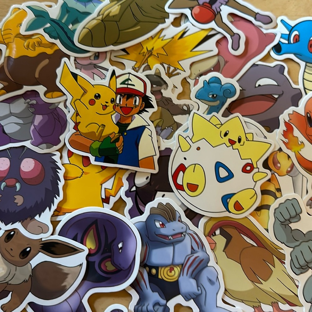 Pokemon Sticker Mystery Pack!! Includes 30!